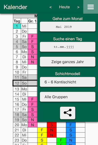 schichtkalender-rt.vercel.app  with open menu